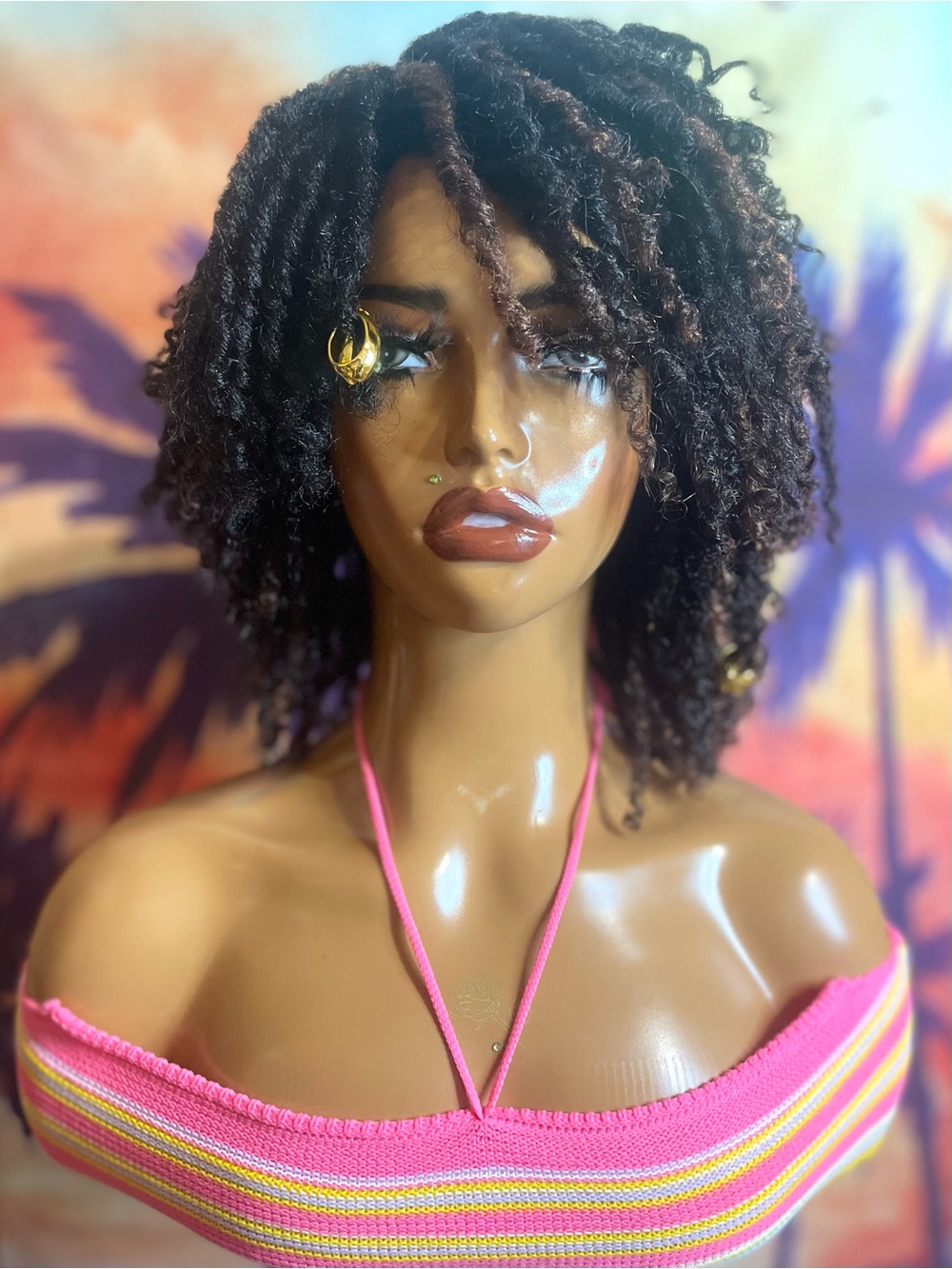 Curly Locs Wig